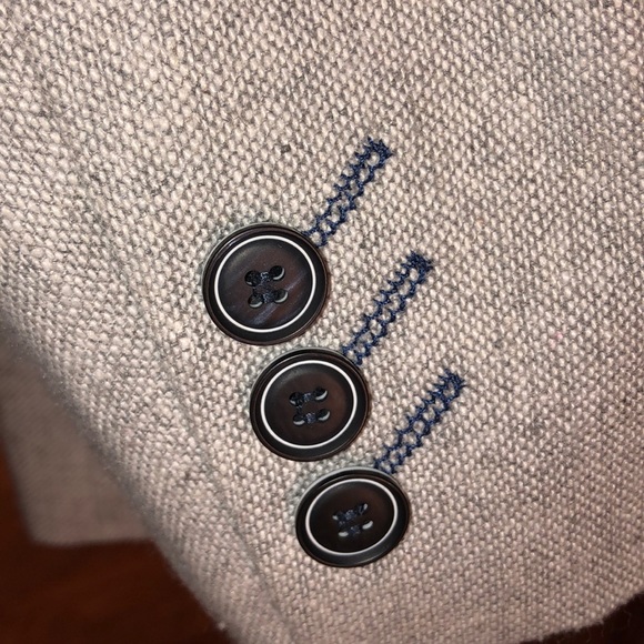 Gray blue jacket blazer boy 10 - Picture 5 of 7